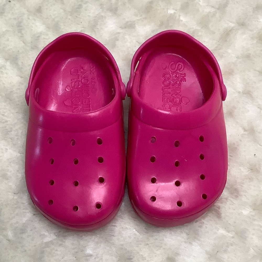 Pink Springfield Collection Doll Shoes Clog Style
